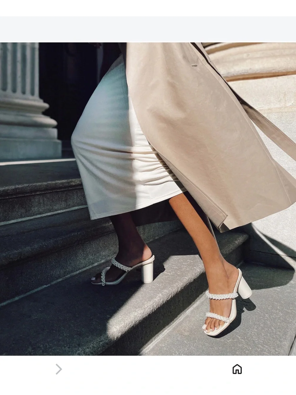 🆕{Dolce Vita} Noel Vanilla Pearls Sandals